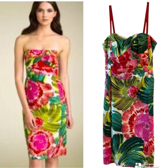 Nanette Lepore Floral removable straps Dress - Picture 1 of 7